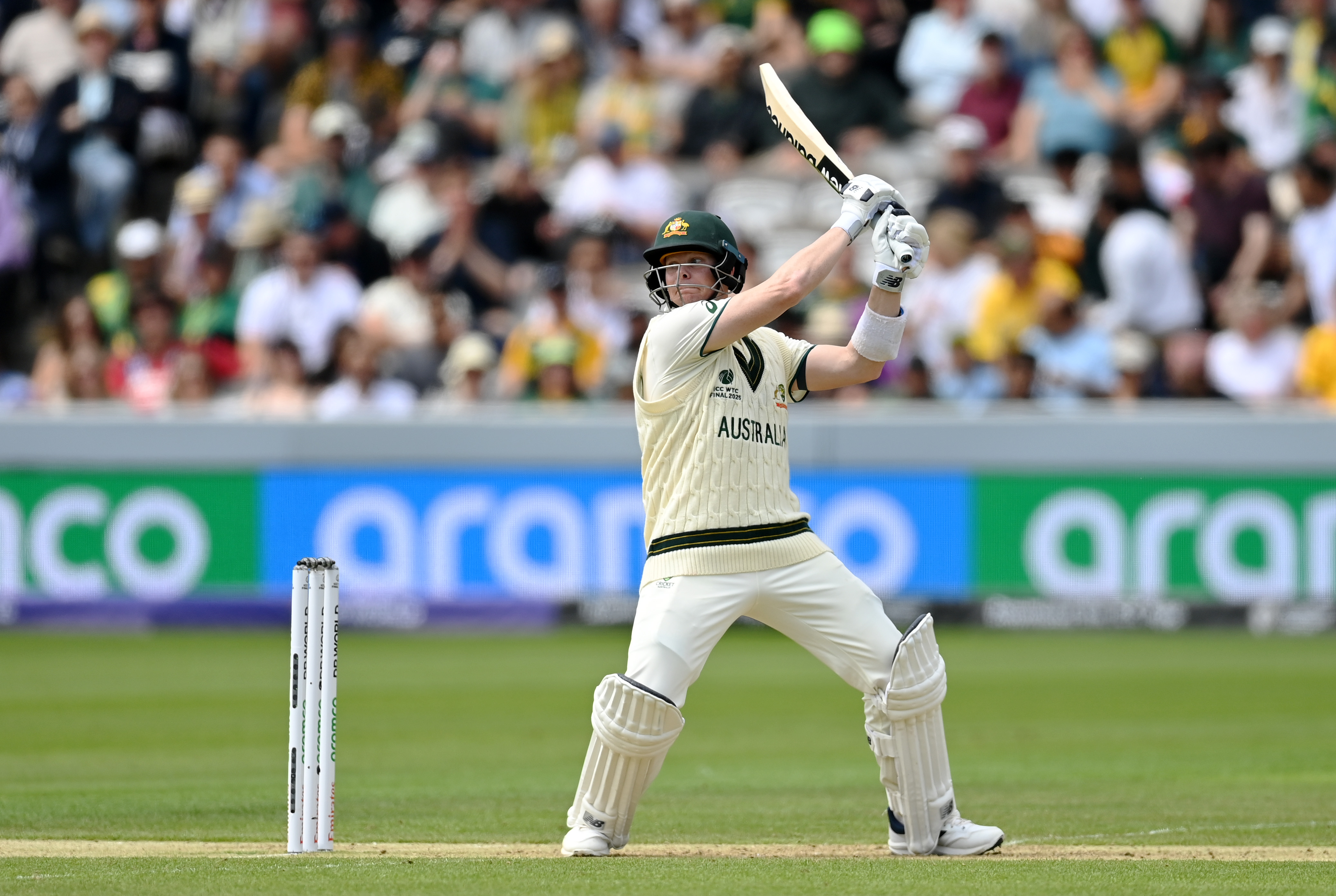 Steve Smith of Australia batting during the ICC World Test Championship Final.