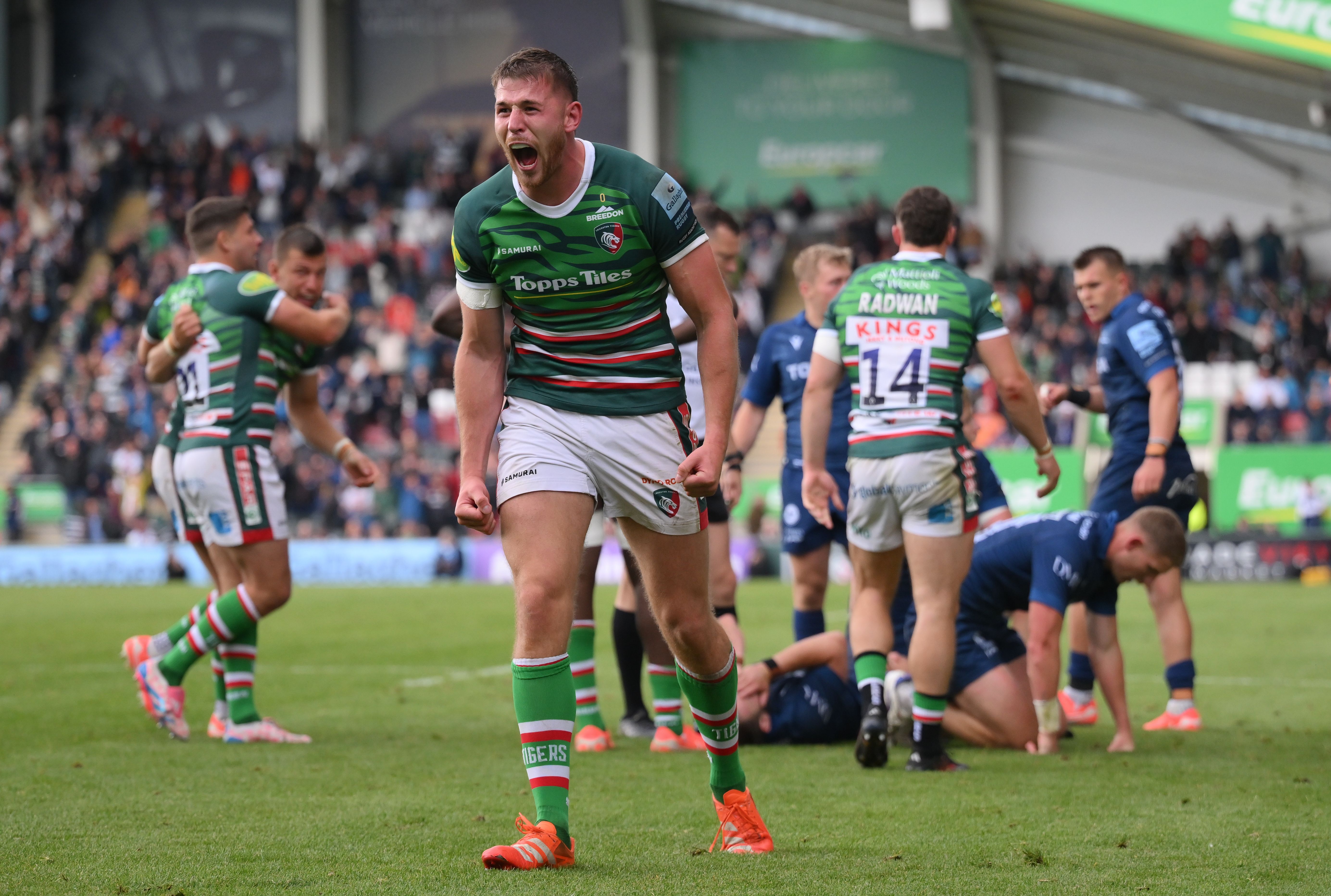Leicester v Sale, Gallagher Premiership, Rugby, Mattioli Woods Welford Road Stadium, Leicester, UK - 07 Jun 2025