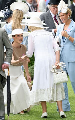 Chris Jackson/Getty Princess Eugenie and Queen Camilla at Royal Ascot on June 20, 2025
