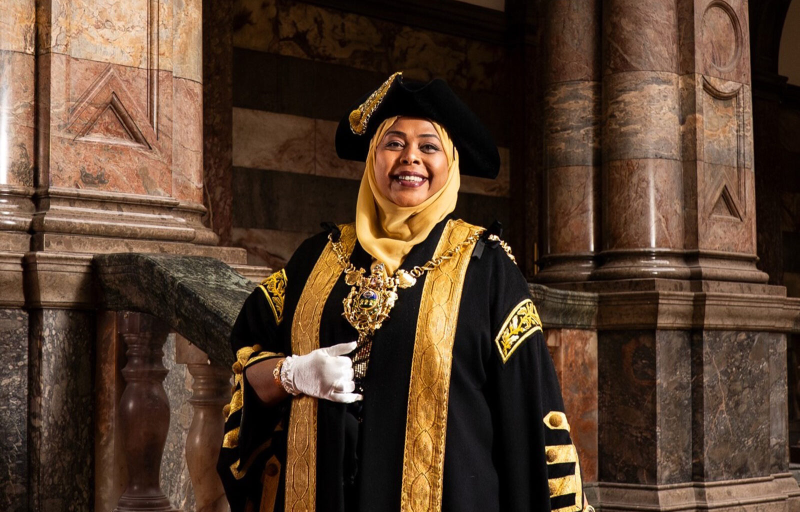 Safiya Saeed was inaugurated as Sheffield