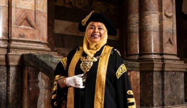 Safiya Saeed was inaugurated as Sheffield