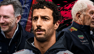 christian horner, daniel ricciardo, helmut marko, red bull, rb, graphic