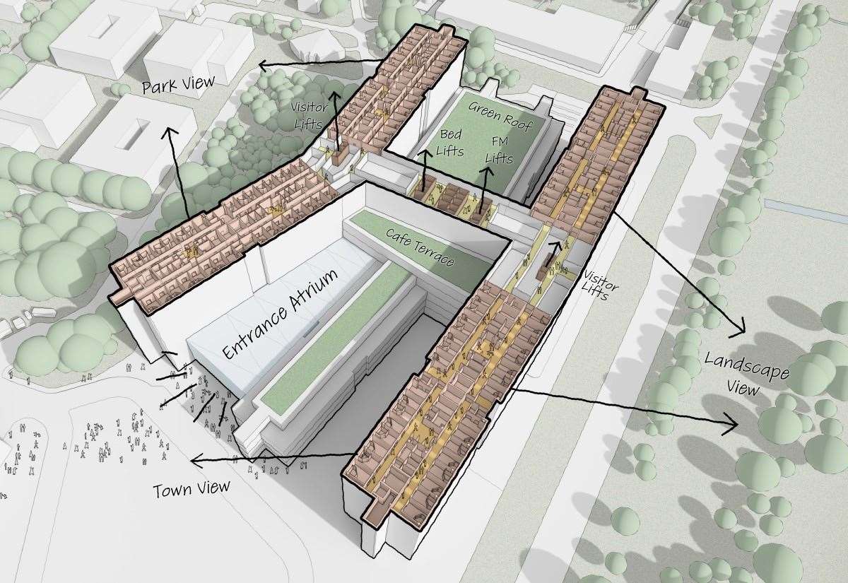 Designs for new Queen Elizabeth Hospital in King’s Lynn revealed for first time