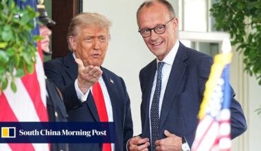 Maybe better to let Ukraine, Russia ‘fight for a while’, Trump tells Germany’s Merz
