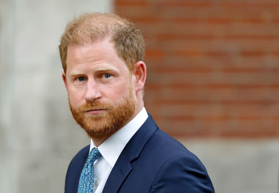 Prince Harry, Duke of Sussex departs after attending a Court of Appeal hearing regarding his security at the Royal Courts of Justice on April 8, 2025 in London, England. Prince Harry is appealing a previous High Court ruling based on a decision made by the Royal and VIP Executive Committee (RAVEC) to downgrade the level of security he receives whilst visiting the UK after stepping back from being a full time working member of the royal family. (Photo by Max Mumby/Indigo/Getty Images)