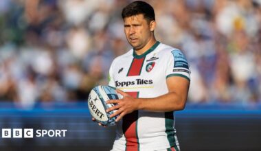 Ben Youngs in action for Leicester Tigers against Bath