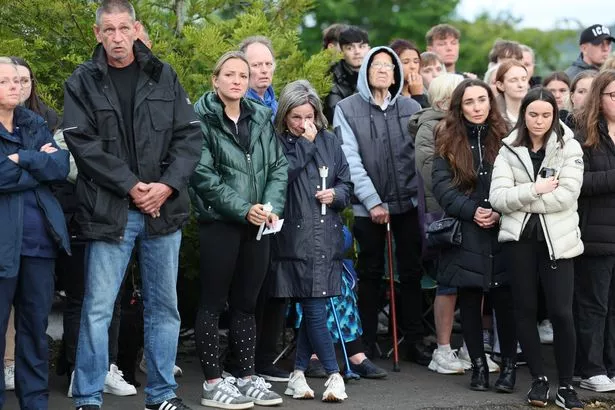 The vigil was very emotional for those in attendance