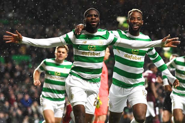 Odsonne Edouard, left, was a huge hit at Celtic