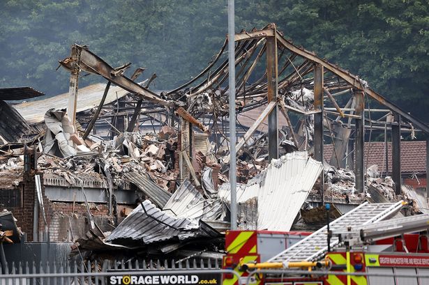 The devastating fire at Storage World ripped through the building