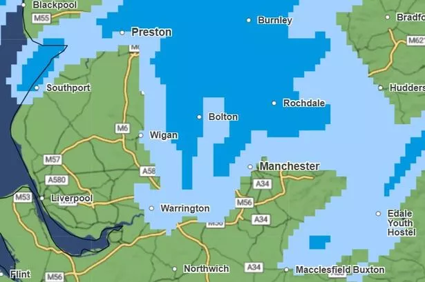 Heavy rain is likely to hit the region this afternoon