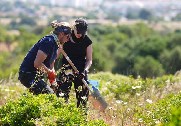 A team of German and Portuguese investigators scoured the area near Praia De Luz, Portugal