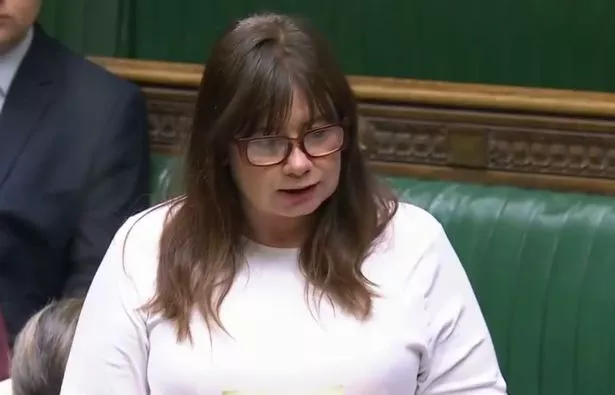 Knowsley MP Anneliese Midgely in Parliament