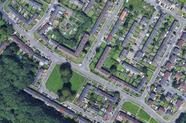 Ariel view of Lee Vale Road