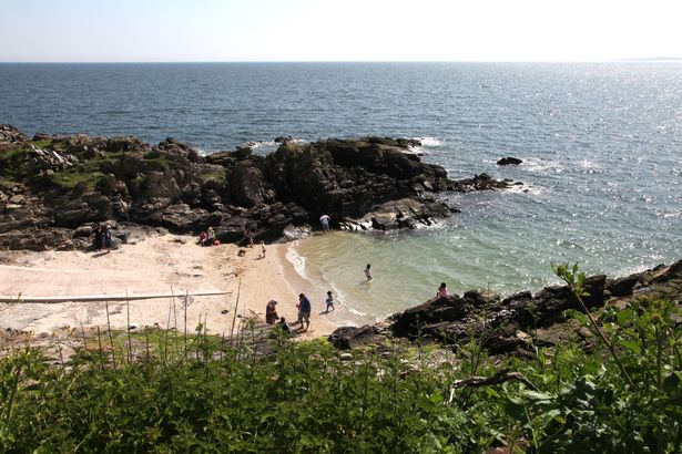 The view from Auchenlarie Holiday Park near Gatehouse of Fleet