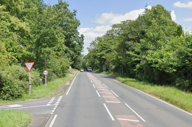 The collision took place on the B4084 near Pershore College