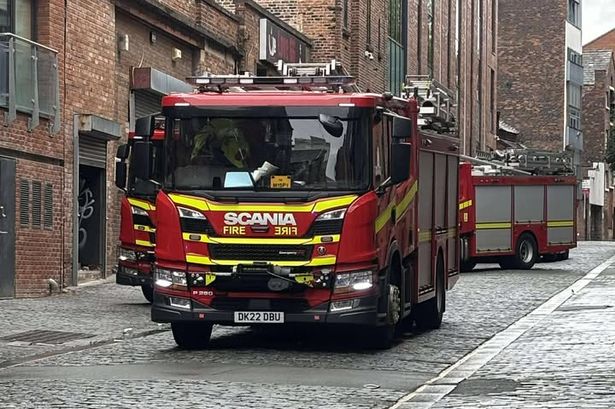 Fire crews attended the city centre hotel