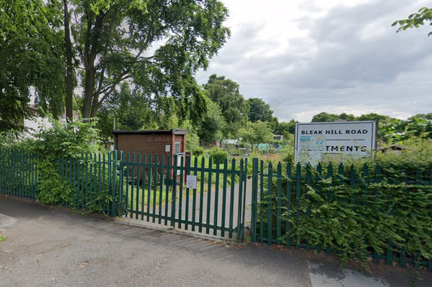 Bleak Hill Allotments in Birmingham