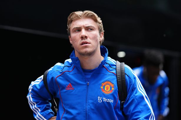 Manchester United striker Rasmus Hojlund