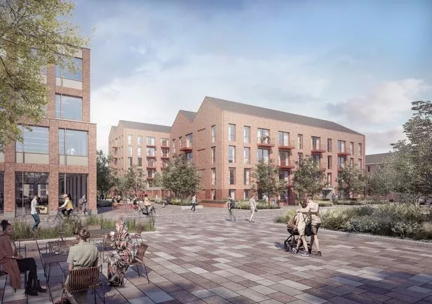 CGI of how St Peterfield in Ashto could look connected to the town centre