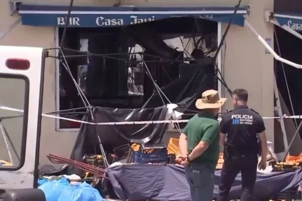 A 56-year-old British woman was one of two people killed following the blast