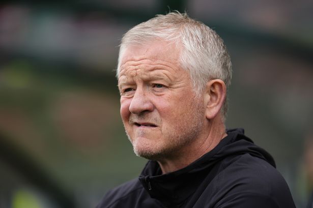 Chris Wilder at Sheffield United in 2025