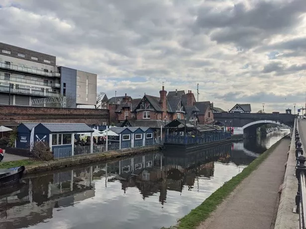 The Bridgewater Canal sits next to the King's Ransom pub