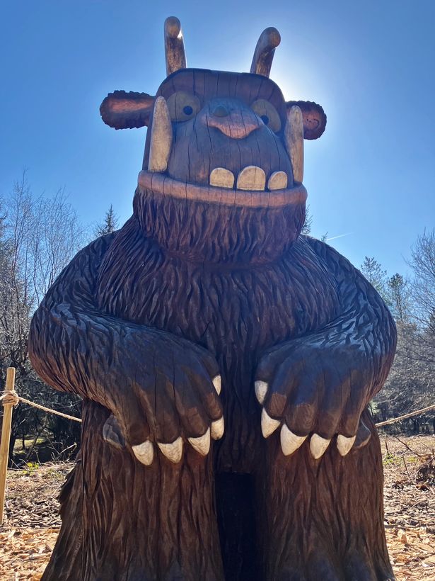 The Gruffalo statue at Delamere Forest