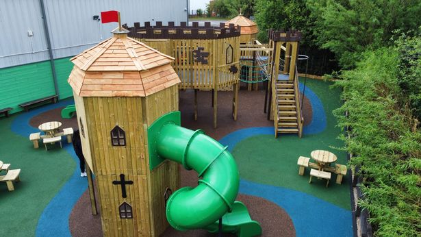 The new play area is proving popular with families
