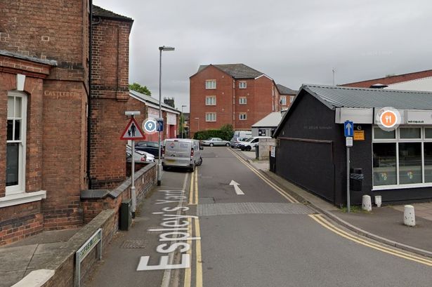 Google Maps street view of a section of Espley’s Yard in Stafford town centre