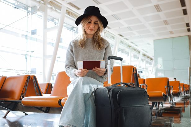 Woman at the airport