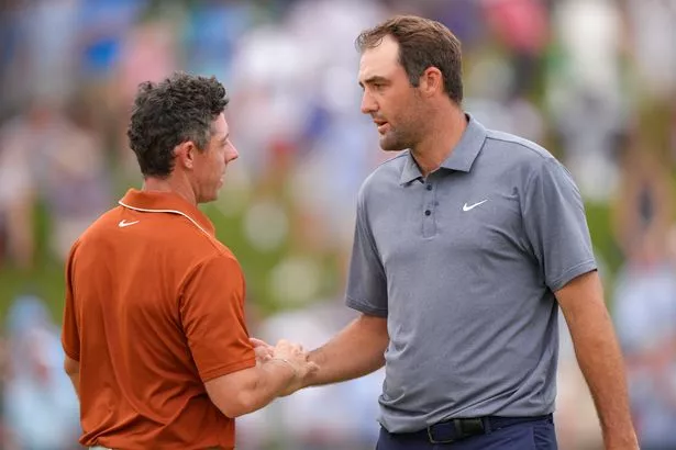 Rory McIlroy and Scottie Scheffler