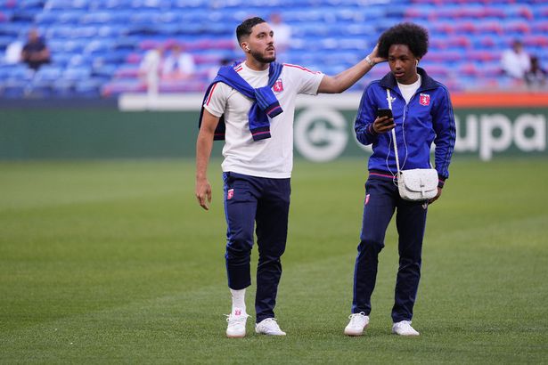 Rayan Cherki and Malick Fofana at Lyon