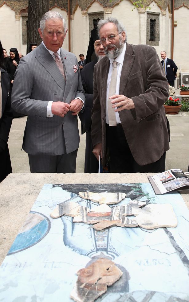 Artist Tim Scott Bolton and King Charles