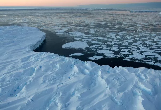 ice in antartica