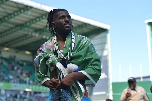 Hibs stopper Rocky Bushiri