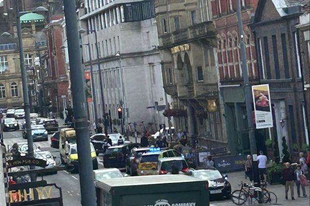 Armed police were called to Hope Street, Liverpool city centre earlier today (June 27)
