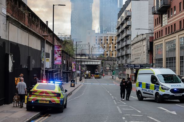 Emergency services evacuated the area and put cordons in place