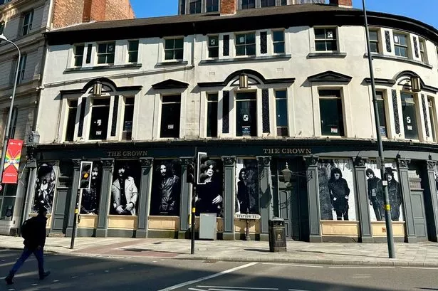 The Crown on Station Street has had a Black Sabbath makeover