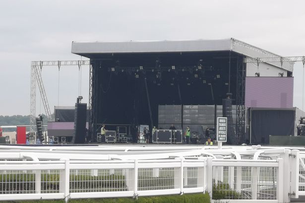 The stage is set at Taunton Racecourse