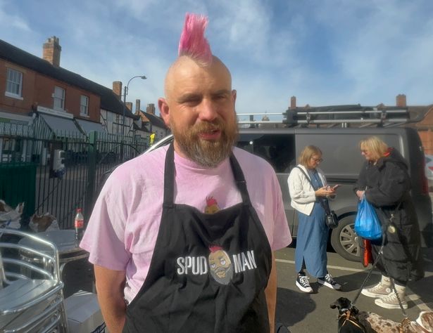 Spud Man aka Ben Newman has criticised the refurbished St Editha's Square and said his toddler could have done a better job of it 