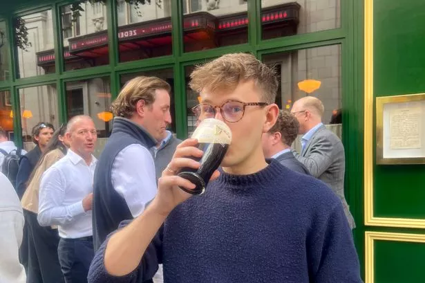 A Guinness at The Devonshire in Soho