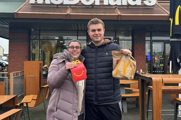 Lauren Keene & Ryan Mitchell celebrated their Omaze win with a McDonald’s