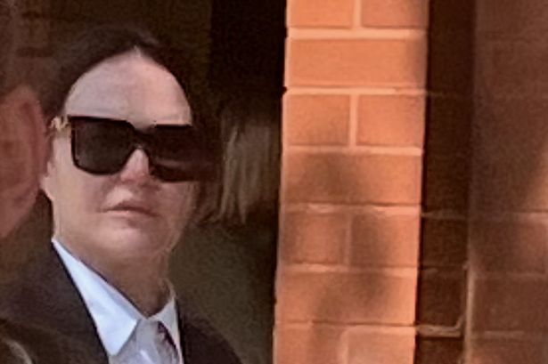 Joanna Murray, 41, of Queens Drive, leaving court
