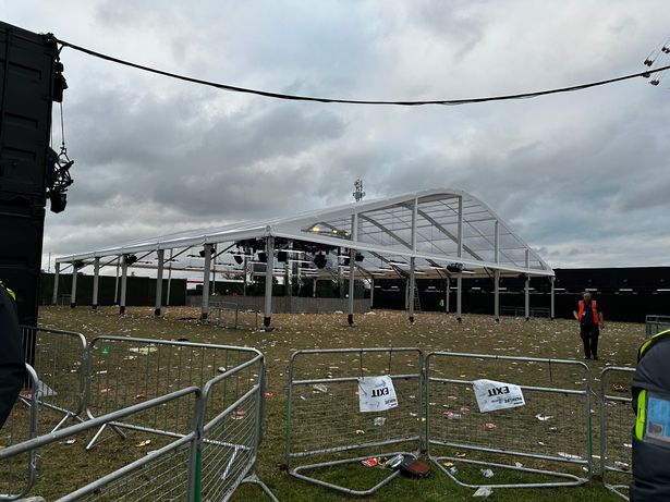 The empty Matinee stage at Parklife 2025