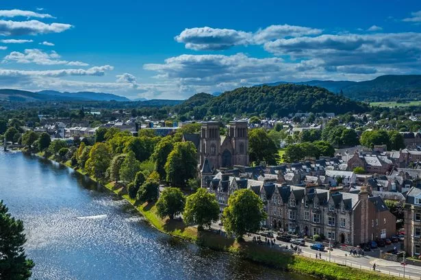 View of Inverness on a sunny day