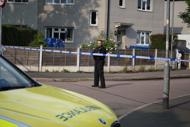 A murder probe is underway
