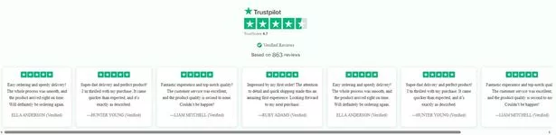 Fake Trustpilot reviews appear on websites