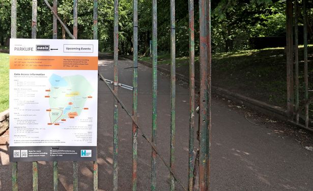 Heaton Park prepares Oasis concerts