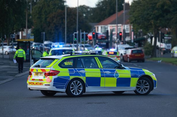 Police at the scene of an incident on Queens Drive in Liverpool. File picture