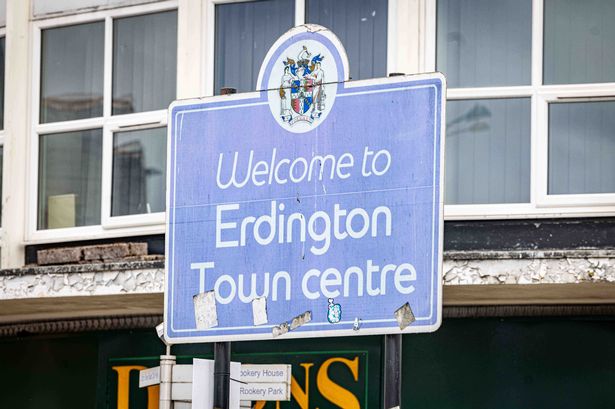 A generic picture of a sign for Erdington town centre